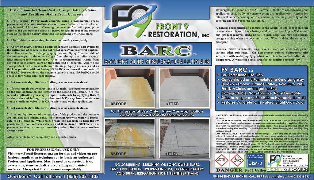 Label Image F9 BARC